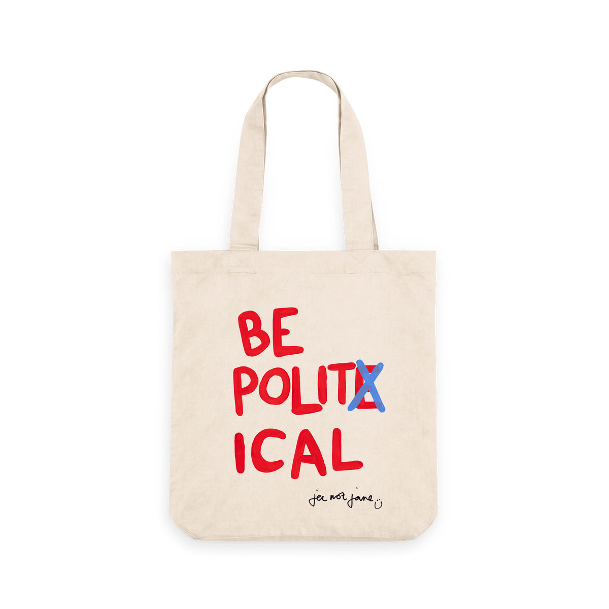 Natural Printed Bag Front