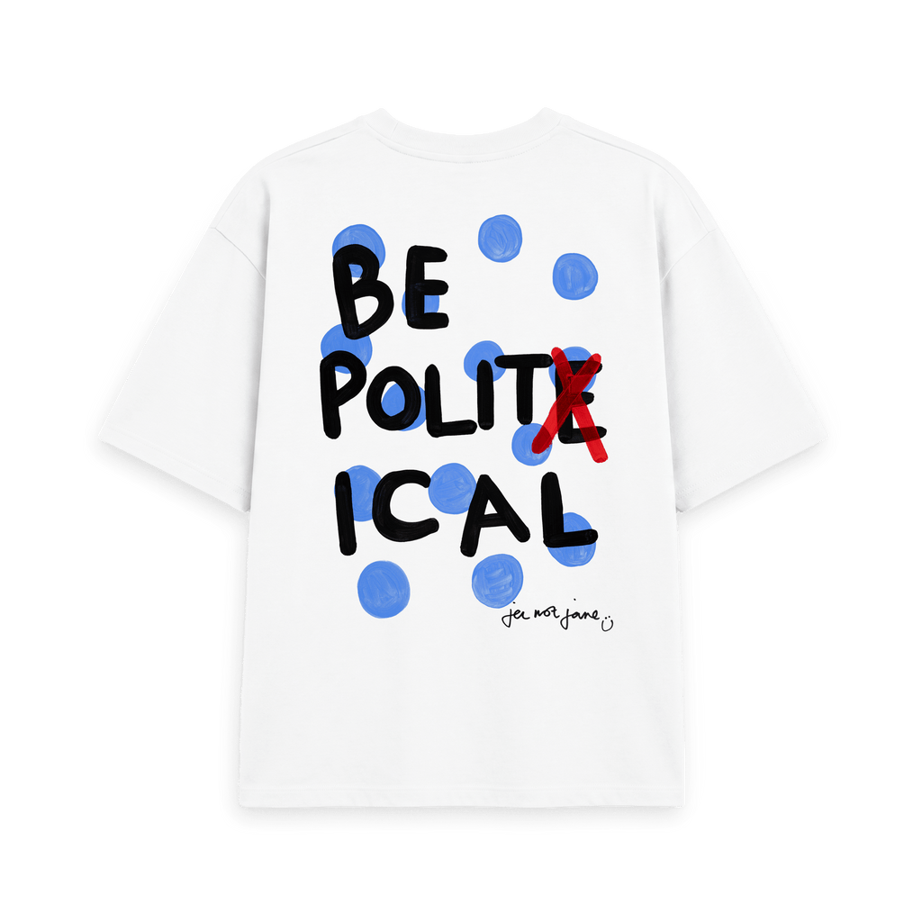 White Printed T-shirt Back