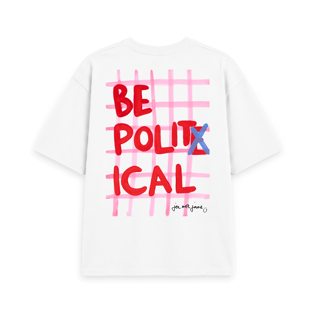 White Printed T-shirt Back